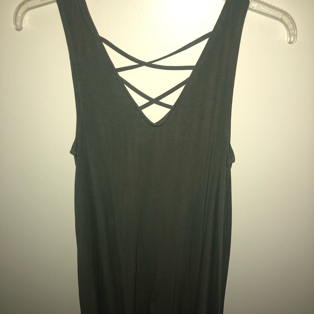 Olive Green Dress